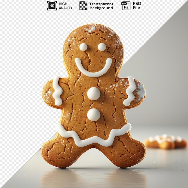 unique gingerbread man png clipart featuring a variety of cookies including a brown one a white one and a white and brown one with a white wall in the background png