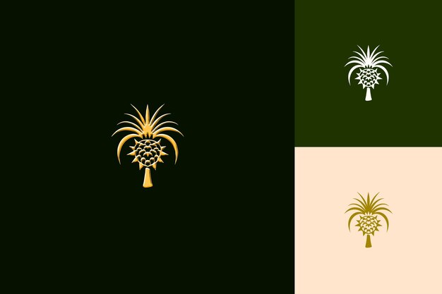 Unique Jackfruit Emblem Logo With Decorative Spikes and a Pa Creative and Minimalist Vector Designs