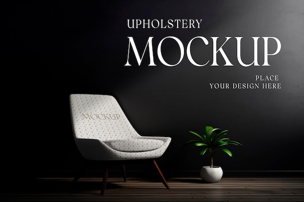 Upholstery furniture mock-up design