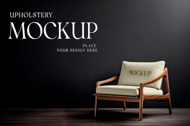 PSD upholstery furniture mock-up design