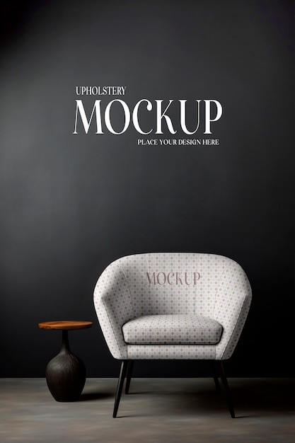 PSD upholstery furniture mock-up design