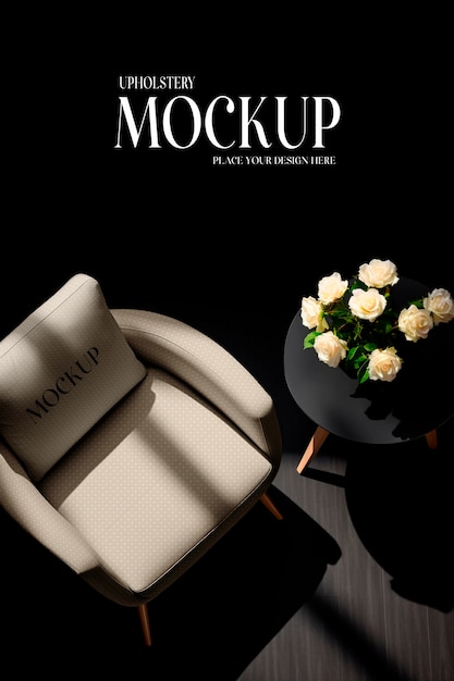 Upholstery furniture mock-up design