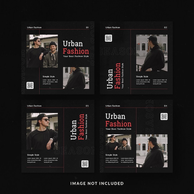 Urban Fashion Instagram Post Template