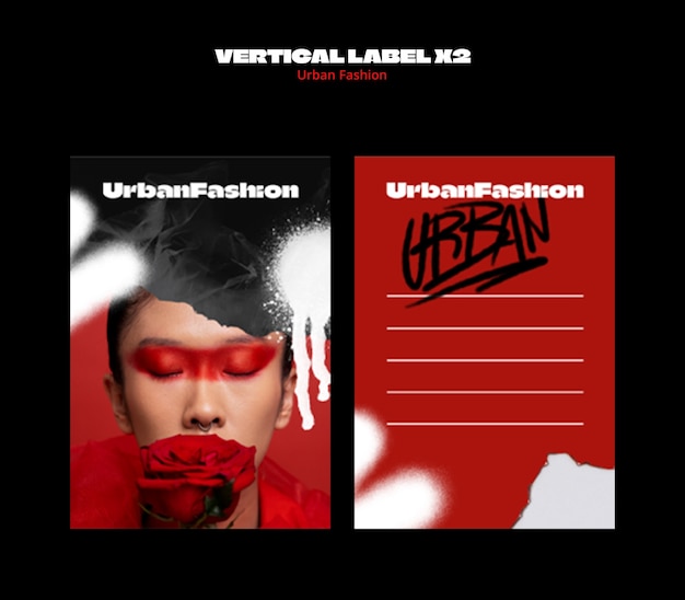 PSD urban fashion trends template