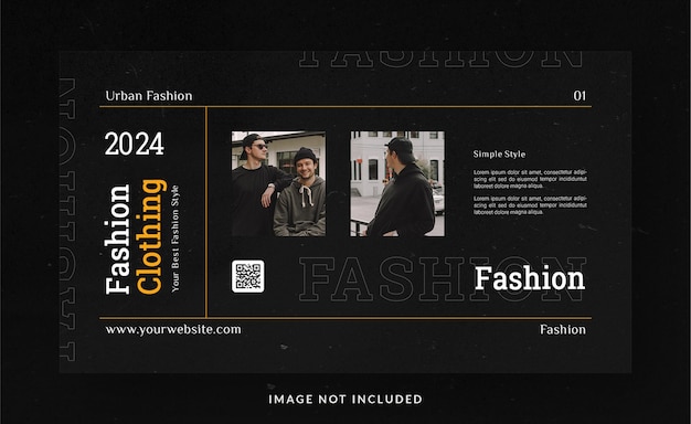 Urban Fashion Web Banner Template