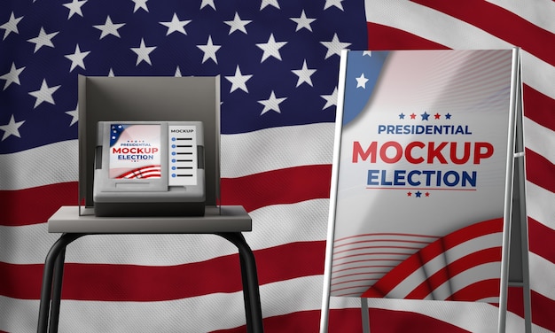 Us elections concept mock-up