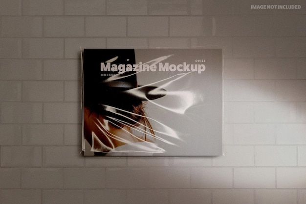 US paper magazine mockup