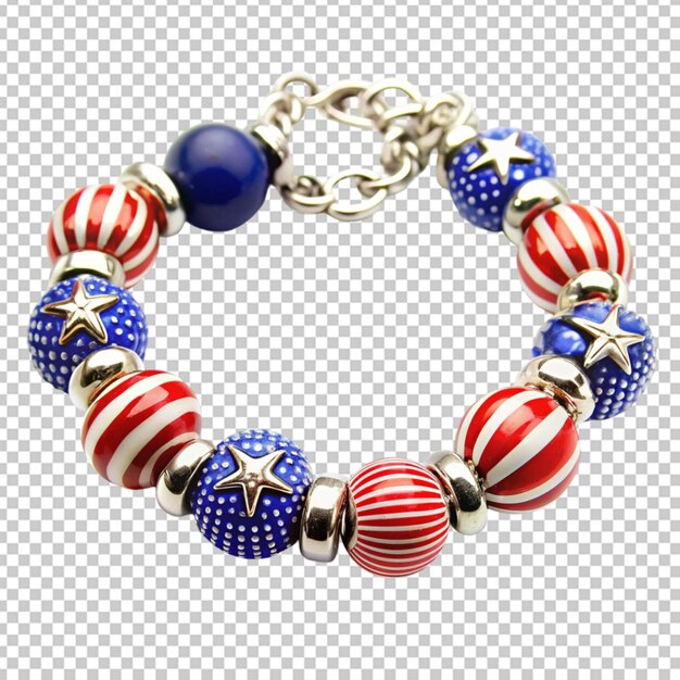 USA flag themed bracelet