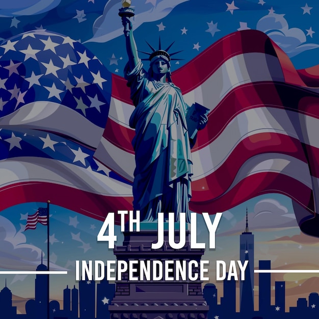 usa independence day banner