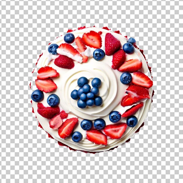 PSD usa independence day decorated cake