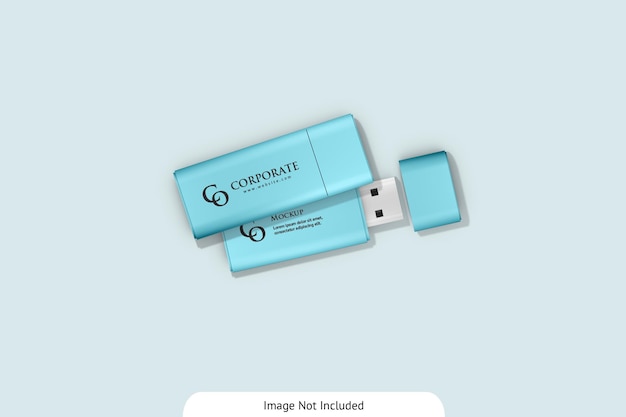 USB Flash Drive Mockup