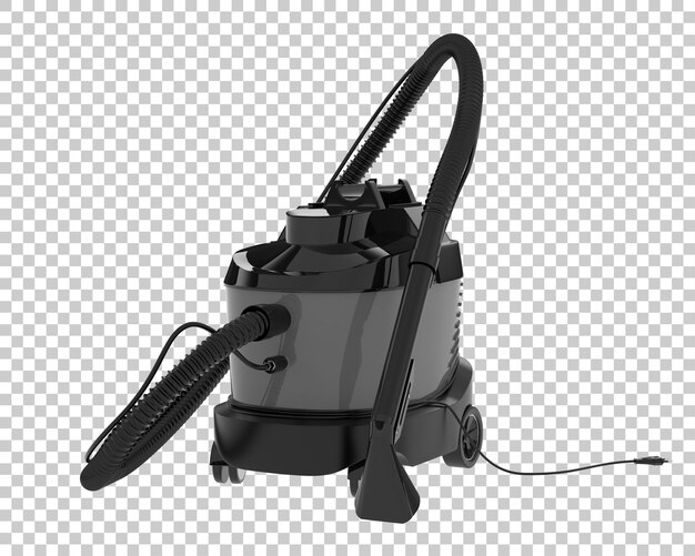 PSD vacuum cleaner isolated on transparent background 3d rendering illustration