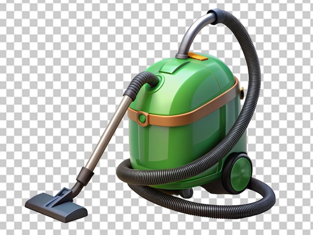 PSD vacuum cleaner isolated on transparent background