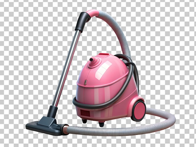 PSD vacuum cleaner isolated on transparent background