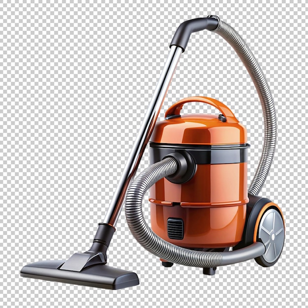 PSD vacuum cleaner on transparent background