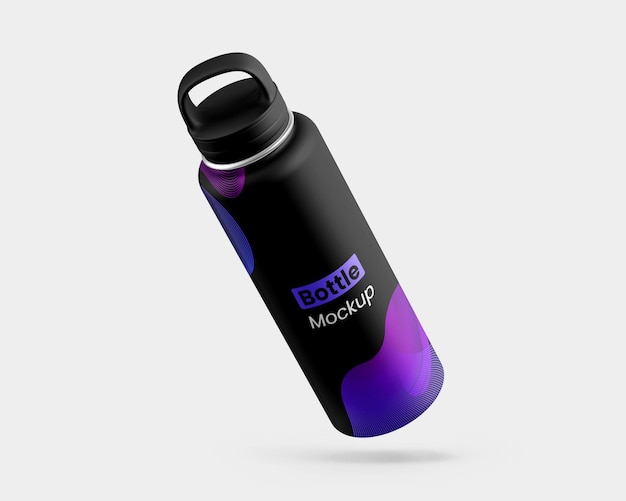 vacuum Water Bottle Mockups