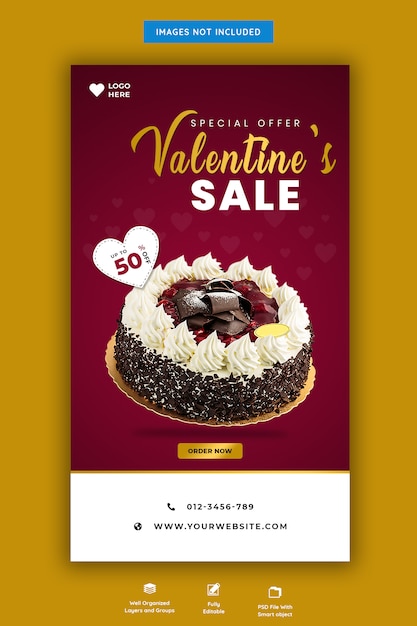 Valentine's sale instagram story