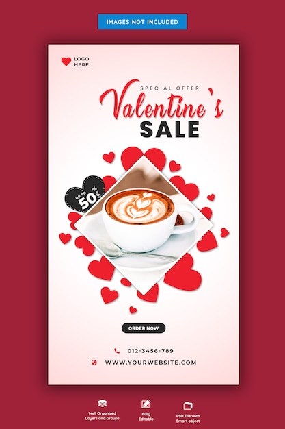 Valentine's sale instagram story