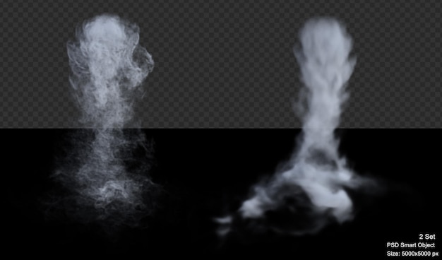 Vapor magus effect isolated 3d render