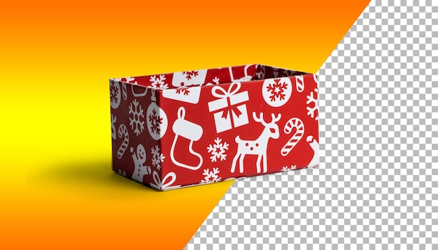 PSD various of christmas box gift for present