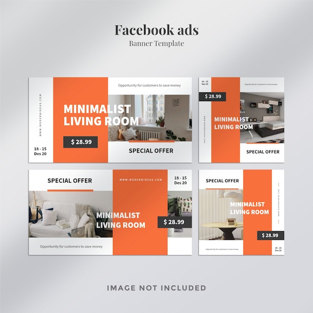 PSD various facebook ad templates