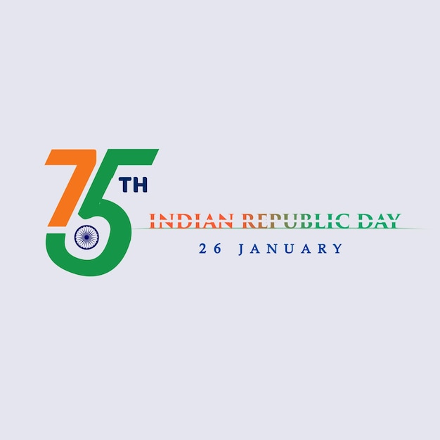 Vector 75 Republic Day texture vector Happy Republic Day