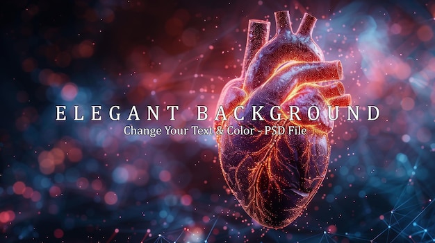 Vector isolated heart with pain center