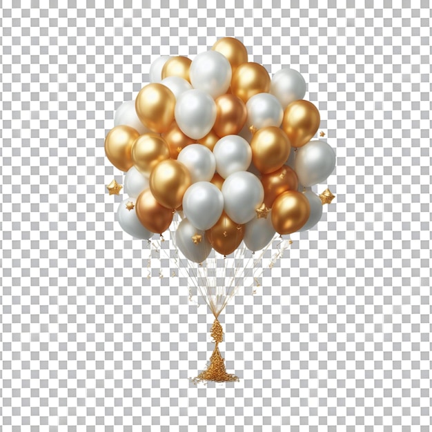 vector realistic 3 d realistic gold balloons isolated