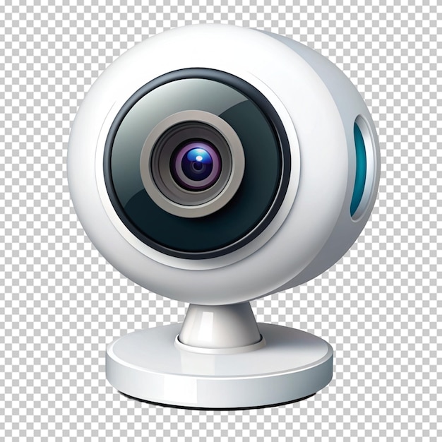 vector realistic white webcam