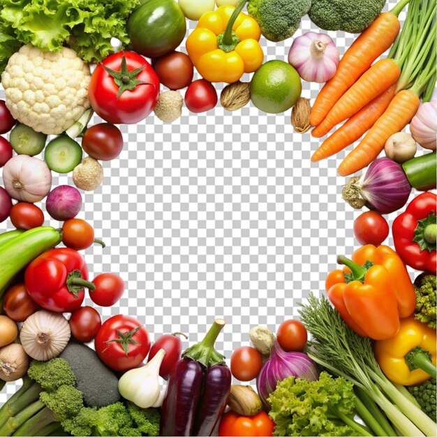 PSD vegetable border