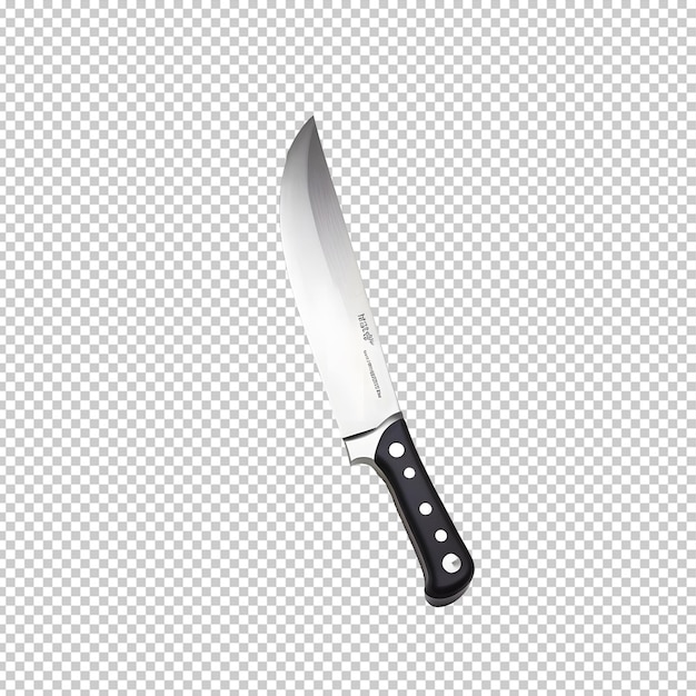 PSD vegetable knife isolated on transparent background