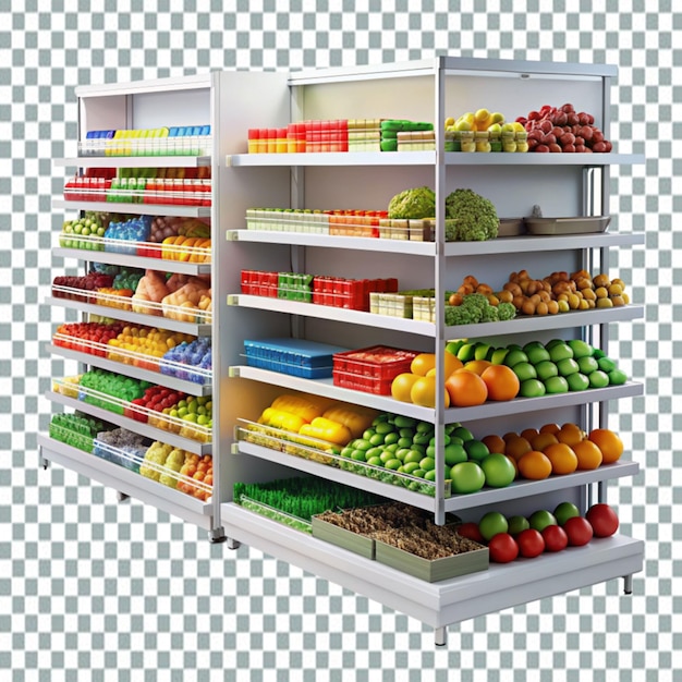 Vegetables in abundance in a supermarket39s produce section Generative AI