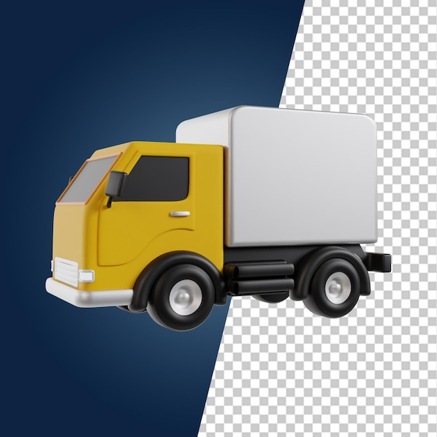 Vehicle 3d icons render clipart