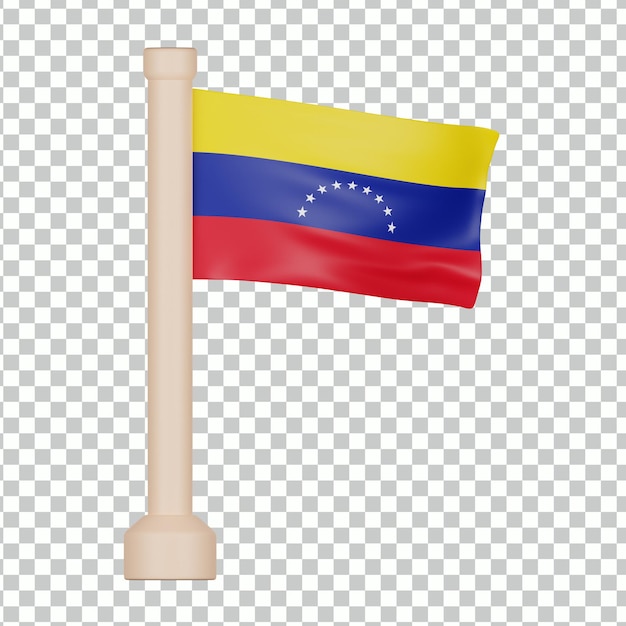 Venezuela Flag 3D Icon