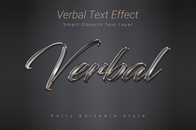 Verbal Text Effect