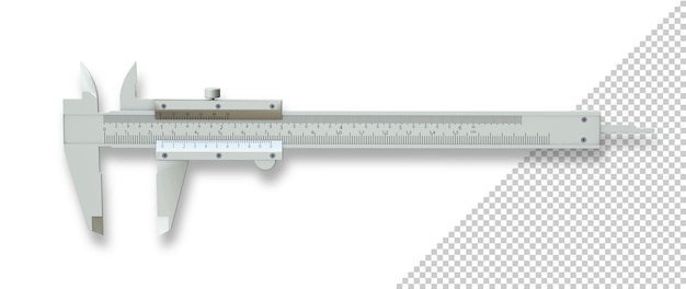 Vernier caliper mockup