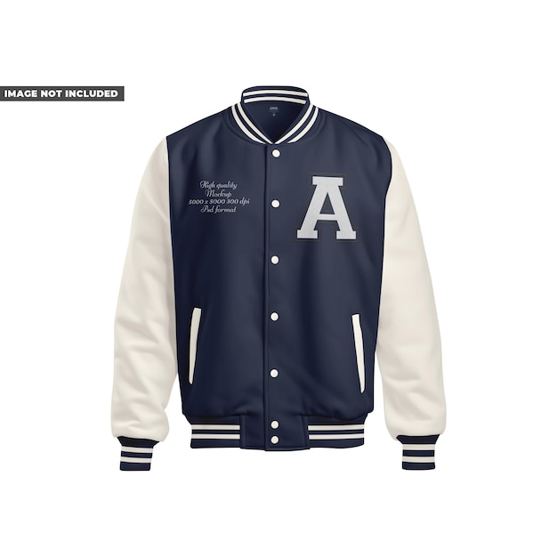 Versity Jacket Mockup Front View