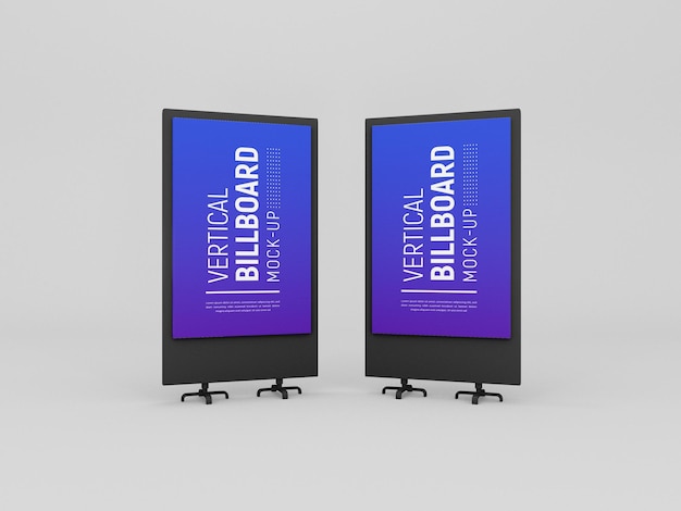 Vertical Billboard Mockup