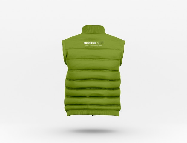 PSD vest mock-up design for warmth