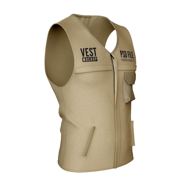 PSD vest mockup