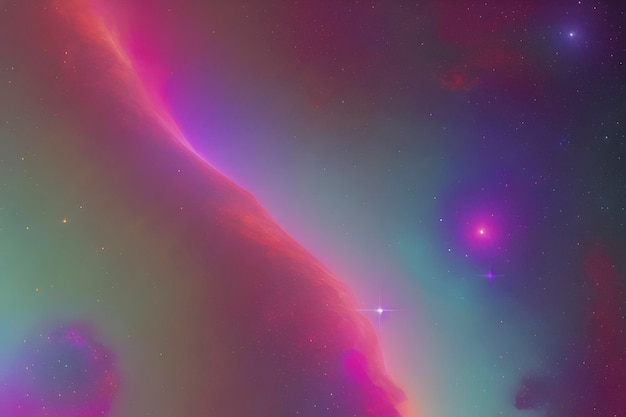 PSD a vibrant color gradient reminiscent of a sunrise on another planet