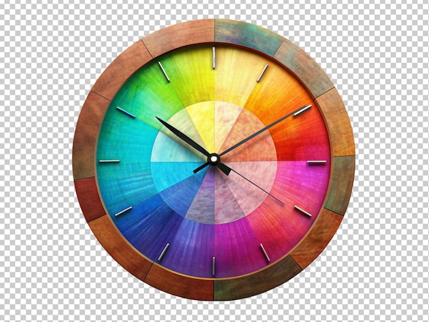 Vibrant wall clock