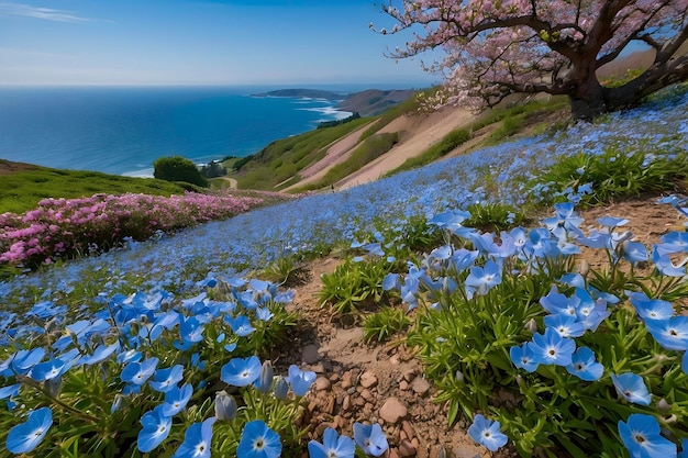 Vibrant Waves of Color Exploring Japans Enchanting Hitachi Seaside Park Wildflower Fields