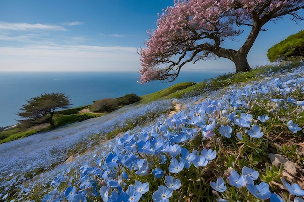 Vibrant Waves of Color Exploring Japans Enchanting Hitachi Seaside Park Wildflower Fields