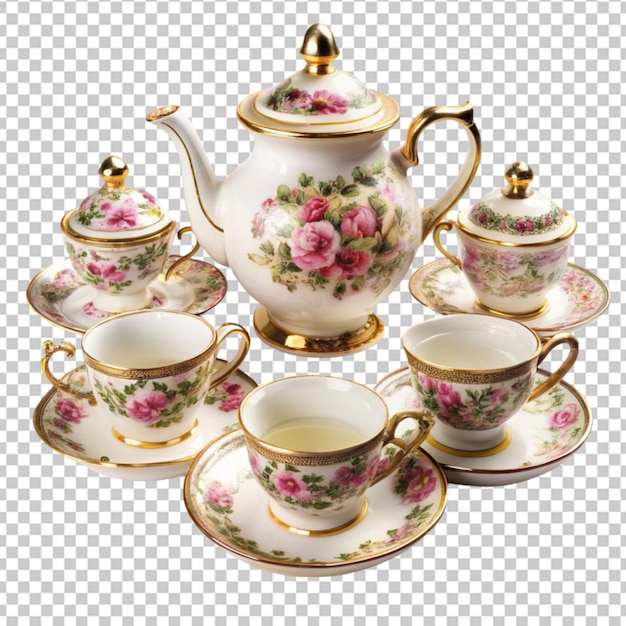 PSD victorian tea set