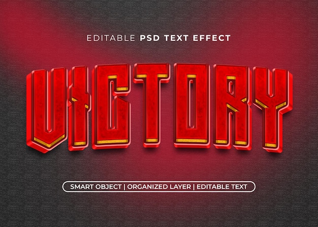 Victory Text Effect