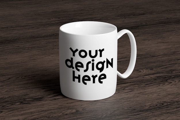 View of a Mug Mockup