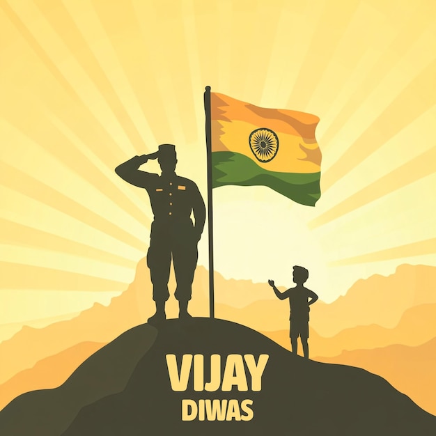 PSD vijay diwas india post for social media