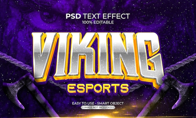 VIKING ESPORTS TEXT EFFECT