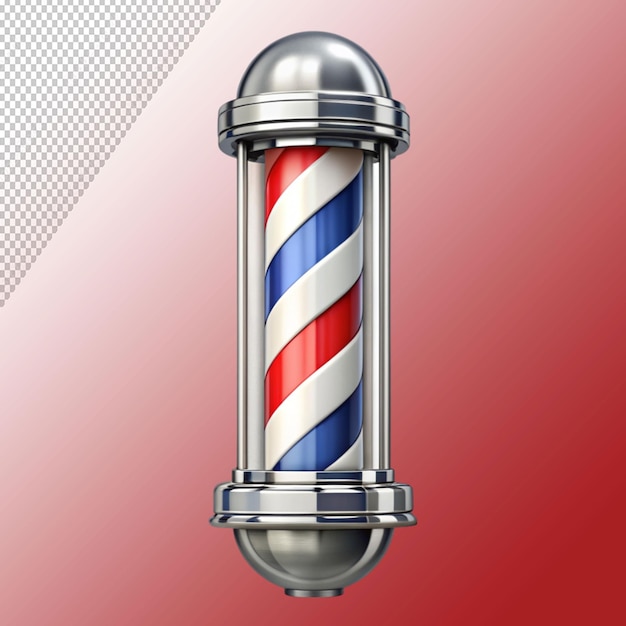 vintage barber shop element isolated on transparent background